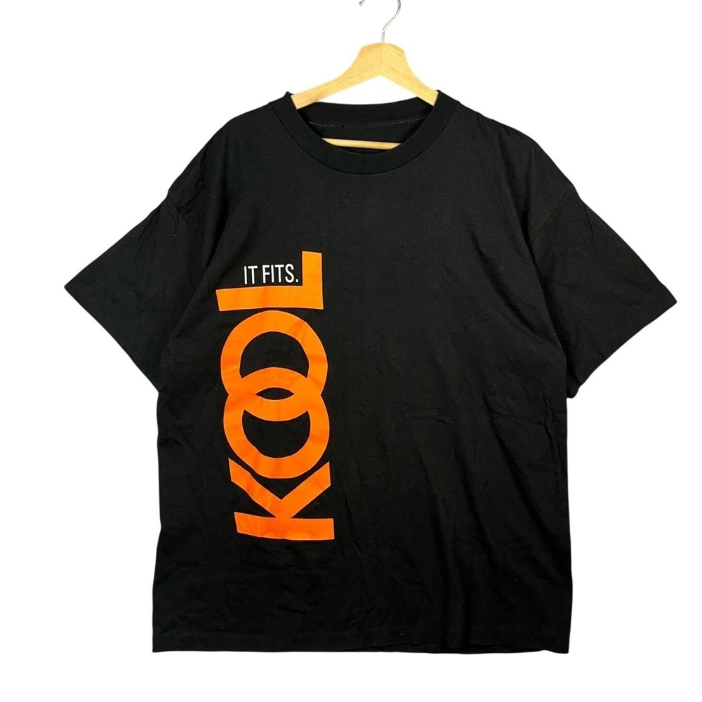 Vintage‎ 90s It Fits Kool Cigarettes Graphic T Shirt Black Menswear Marlboro